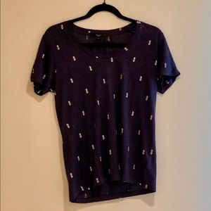 Luna Navy, w/ white mini pineapples